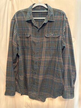 Vintage G.H. Bass & Co Plaid Flannel Button Up Shirt Large